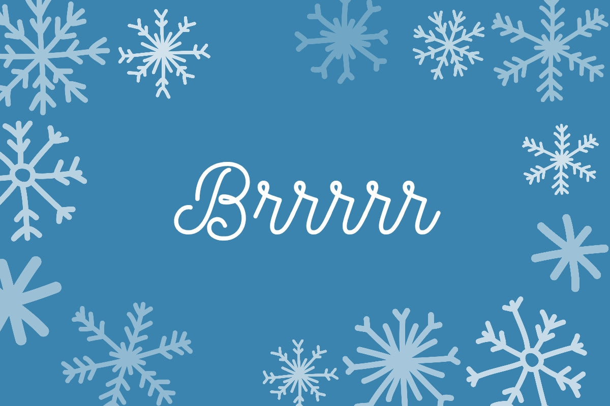 Flocon de neige sous un fond bleu