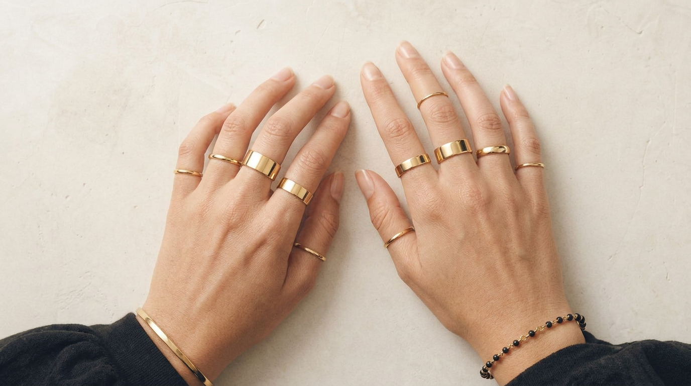 Bagues empilées : comment réussir son ring stacking