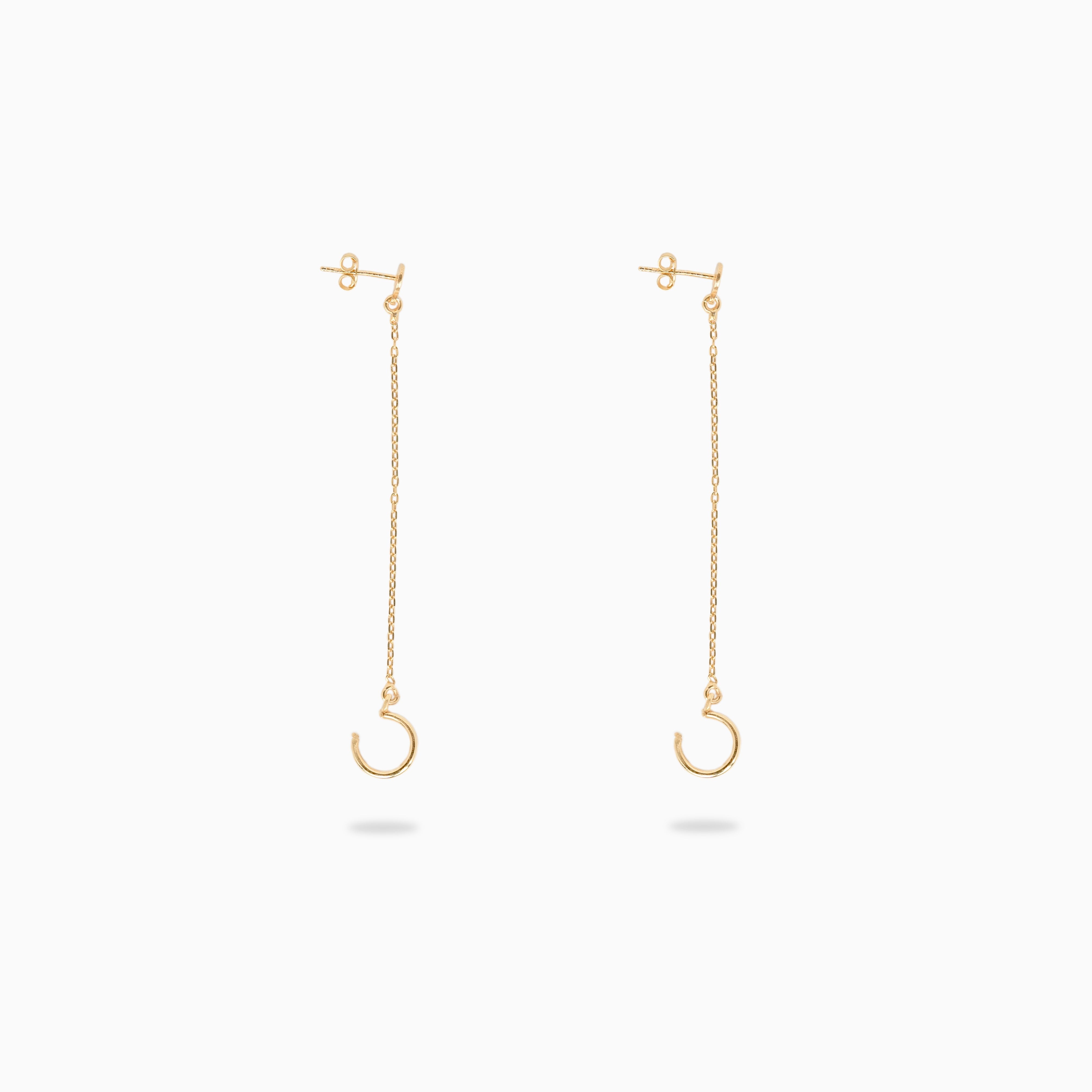 925 silver gold ear cuff earrings