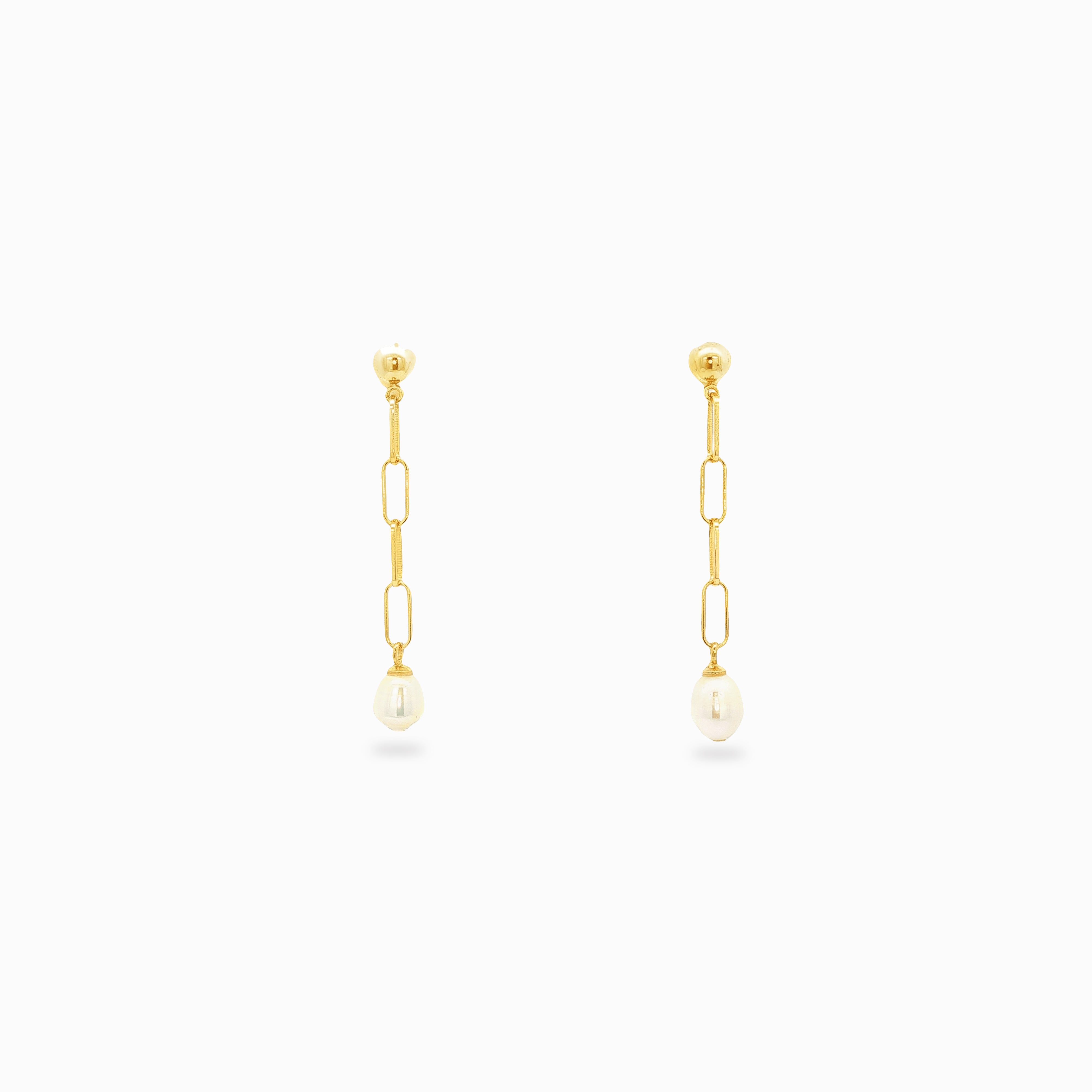 Boucles d'oreilles perles de culture en argent 925