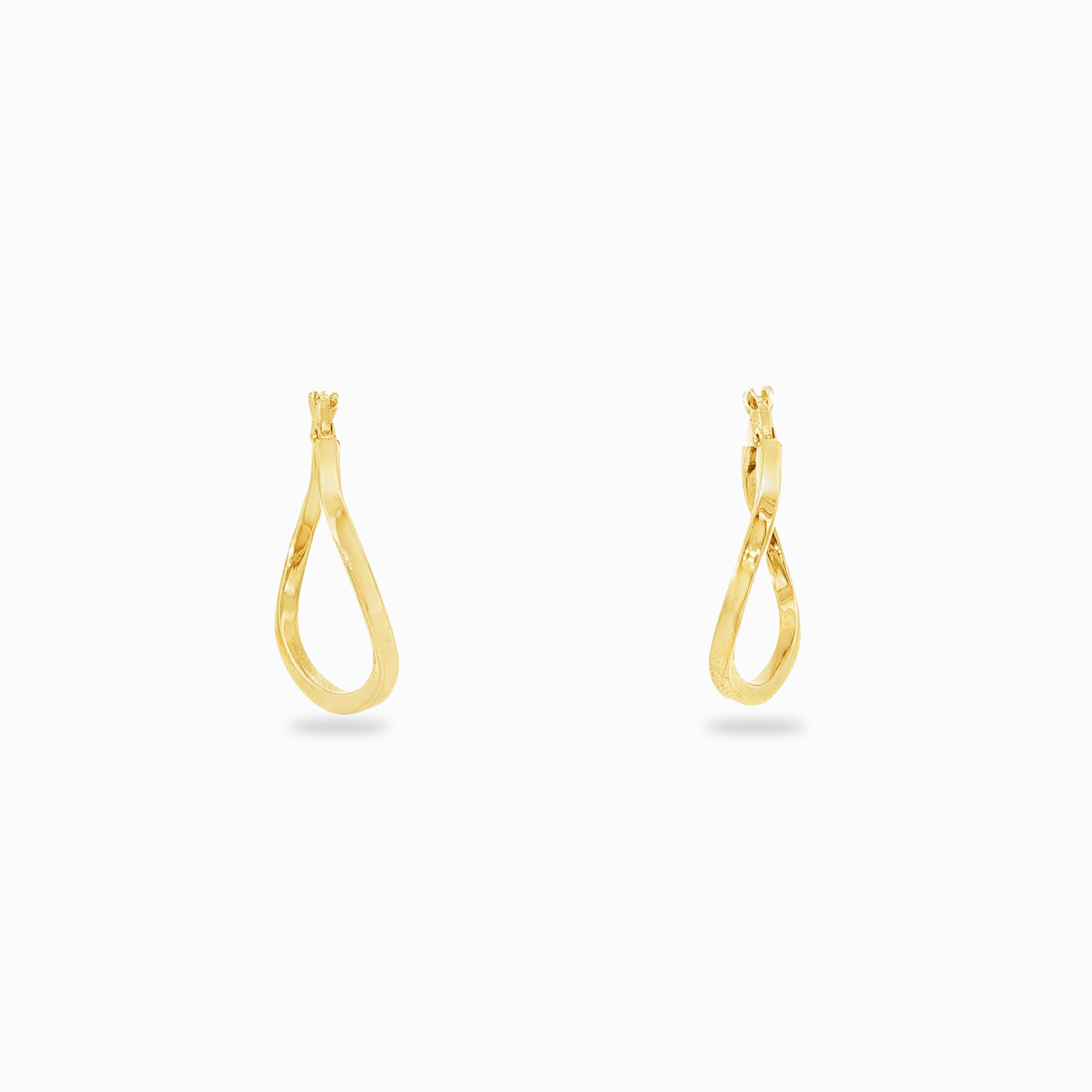 Boucles d'oreilles créoles or jaune
