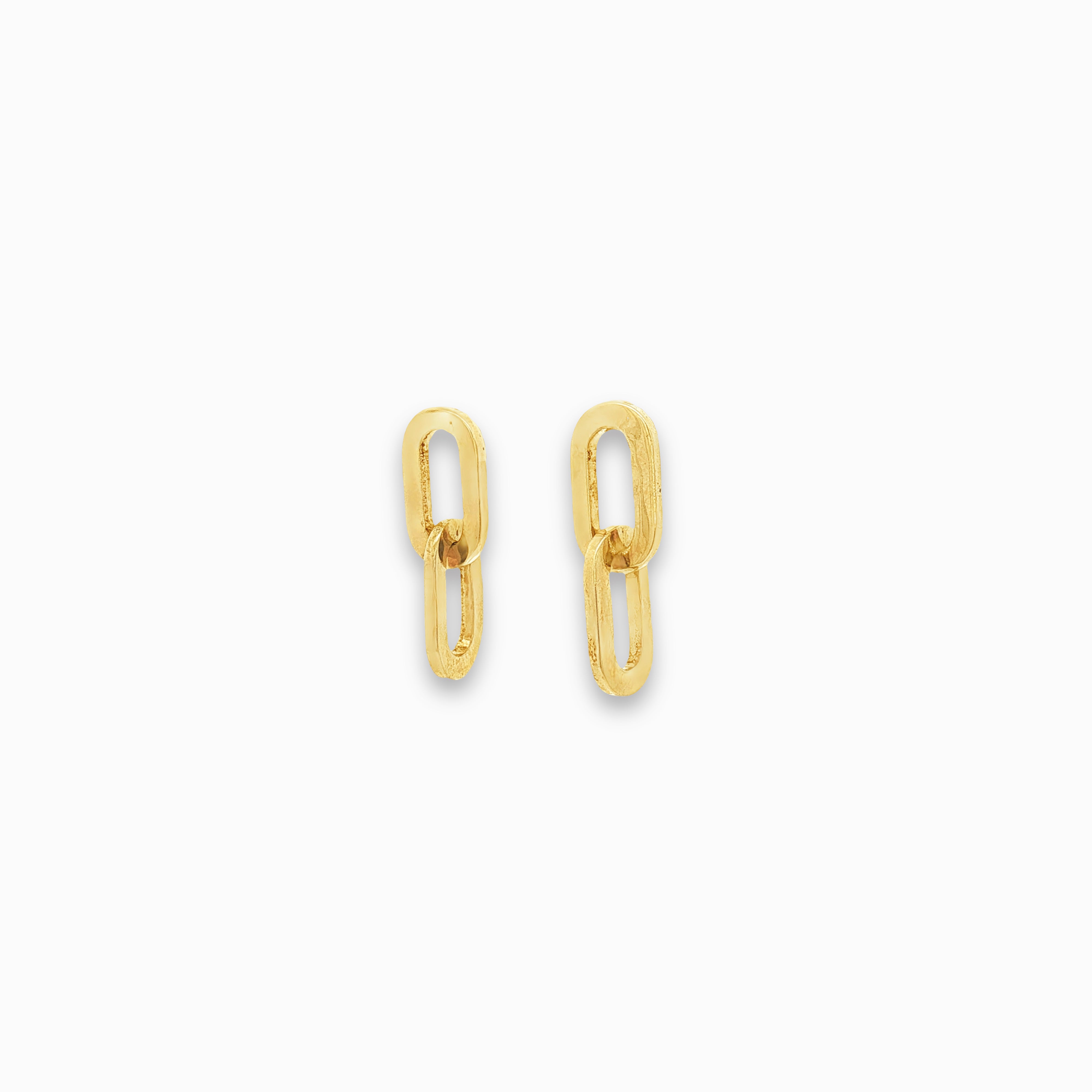 Ohrringe Glied Farbe Gelbgold