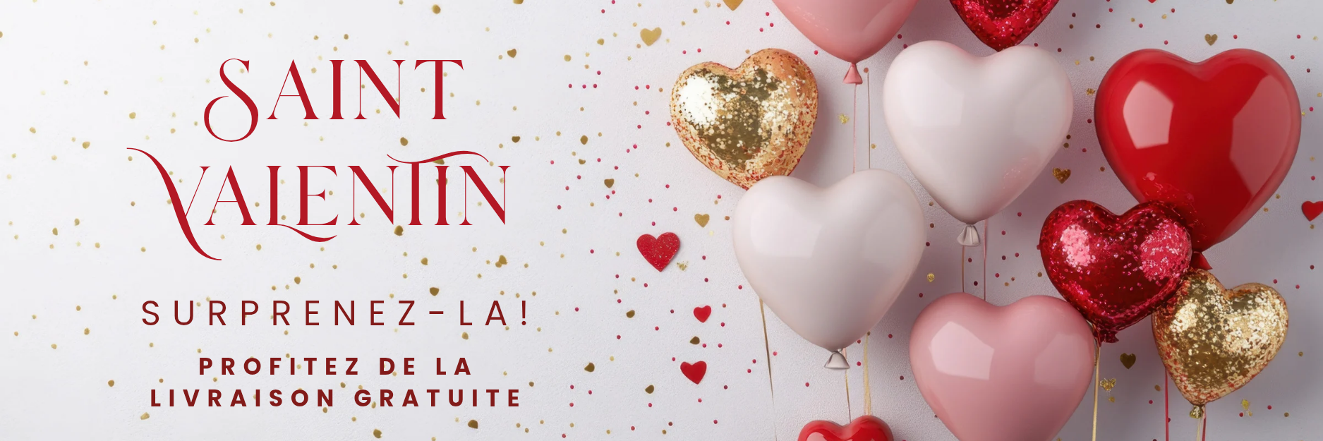 Promo livraison gratuite pour la Saint-Valentin
